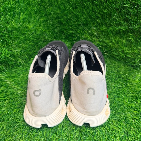 On Running Men's Black and Cream Sneakers - Picture 4 of 8